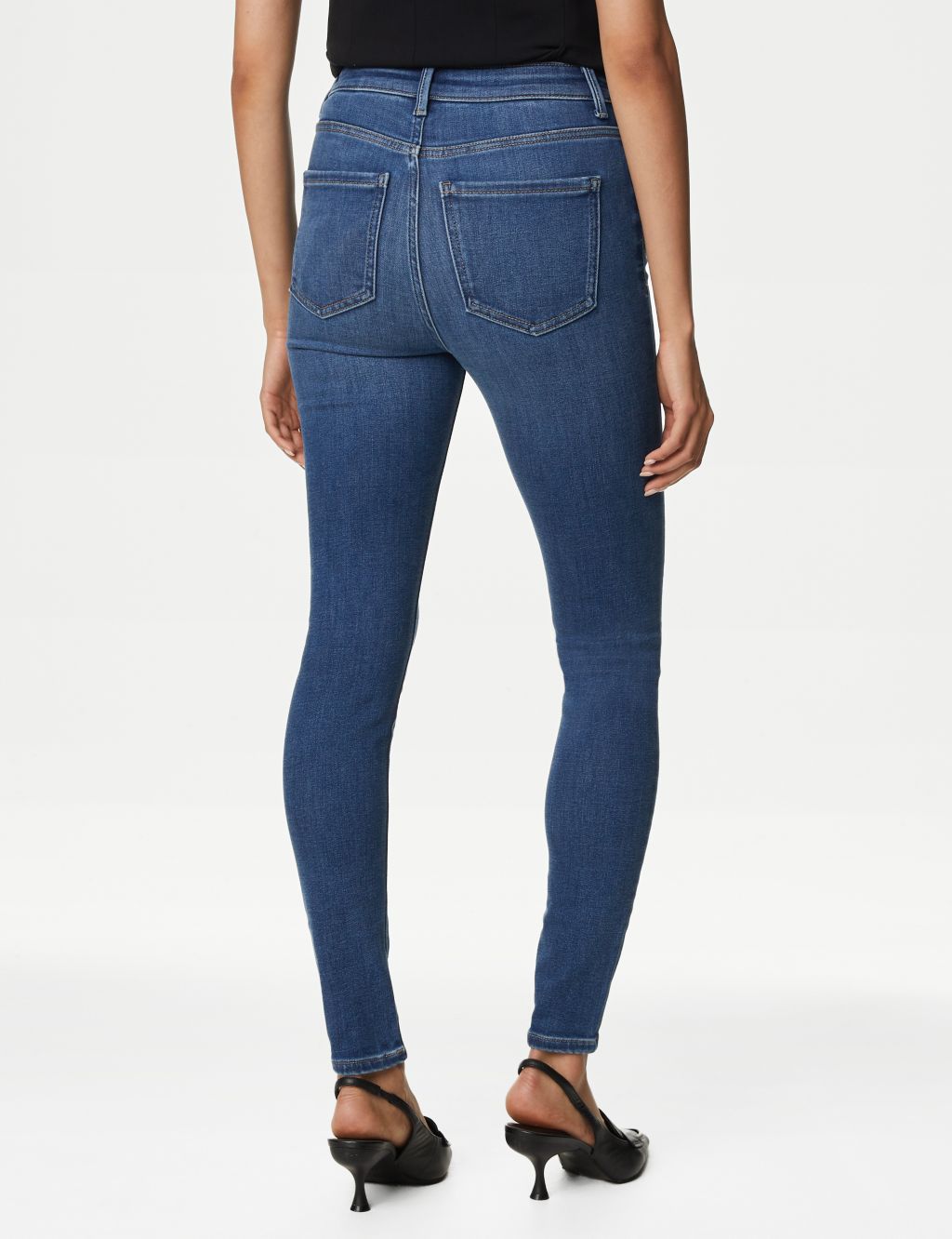 Ivy Thermal High Waisted Skinny Jeans image 5