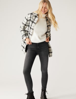 

M&S Collection Jeans skinny de cintura alta térmicos IvyWomens - Black, Black