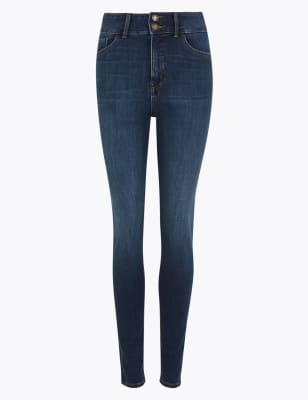 m&s high waist super skinny jeans