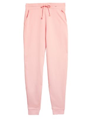 M&S Womens The Cotton Rich Cuffed Joggers