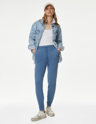 

Womens M&S Collection Jogginghose mit Bündchen und hohem Baumwollanteil - Ocean, Ocean