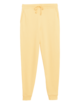 

Womens M&S Collection The Cotton Rich Cuffed Joggers - Yellow, Yellow