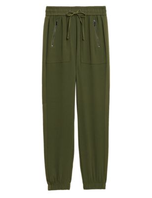 M&S Womens Side Panel Woven Jogger