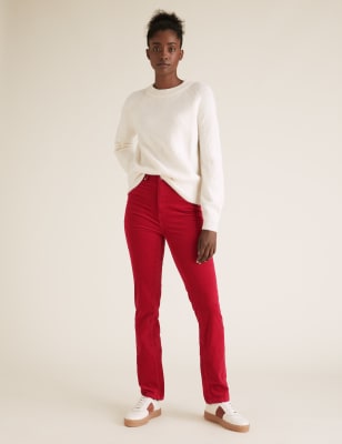 ladies casual trousers marks and spencer