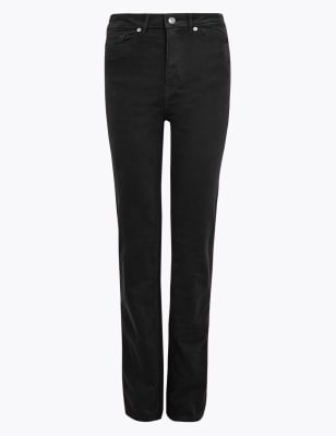 

Womens M&S Collection Corduroy Straight Leg Trousers - Black, Black