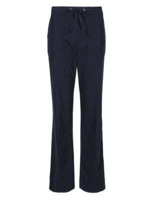 Pure Cotton Adjustable Waist Rugby Trousers | Classic | M&S