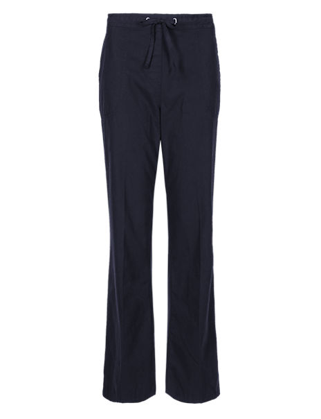Pure Cotton Adjustable Waist Rugby Trousers | Classic | M&S