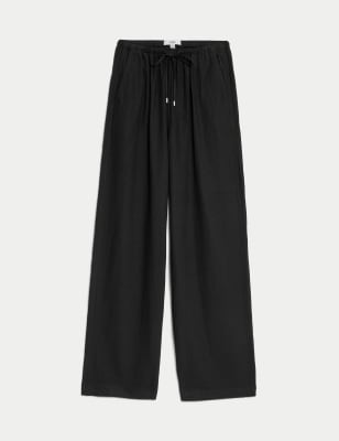 Linen Tapered Trousers, M&S Collection