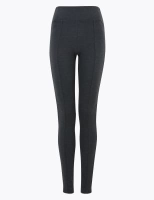 Classic Herringbone Pattern / Gray Black Leggings, Zazzle