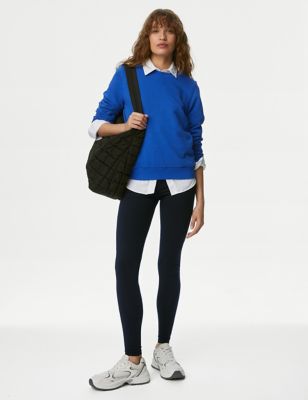 M&S' hugely popular 'waist-defining' leather look leggings are back - OK!  Magazine