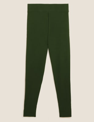 

Womens M&S Collection High Waisted Leggings - Khaki, Khaki