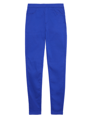 

M&S Collection Jeggings de cintura altaWomens - Electric Blue, Electric Blue