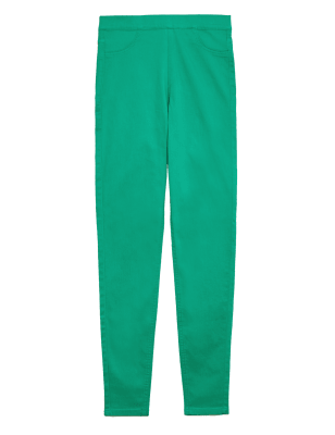

Womens M&S Collection Jeggings mit hohem Bund - Bright Green, Bright Green