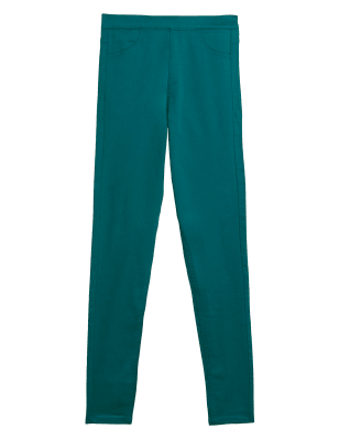 

Womens M&S Collection High Waisted Jeggings - Dark Aqua, Dark Aqua