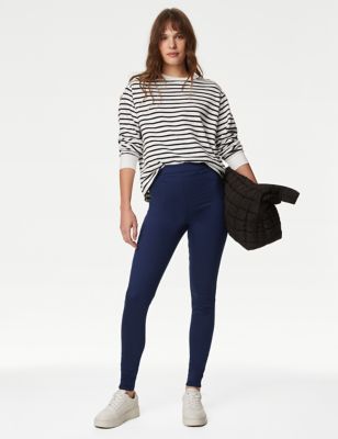 Marks And Spencer Womens M&S Collection High Waisted Jeggings - Ink, Ink