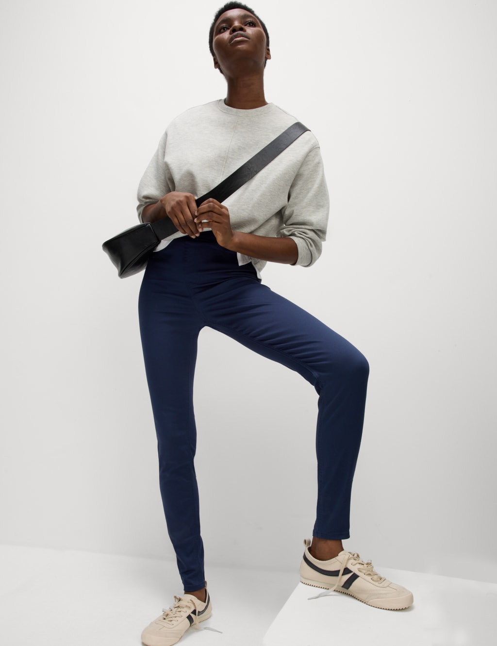 High Waisted Jeggings image 2