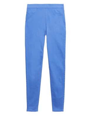

Womens M&S Collection High Waisted Jeggings - Fresh Blue, Fresh Blue