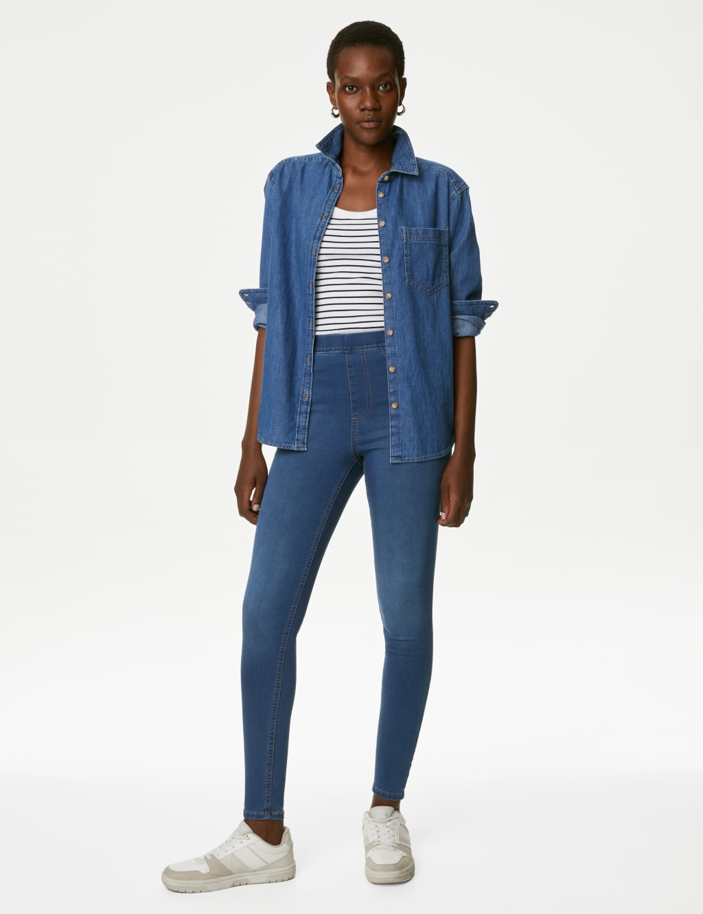 High Waisted Jeggings image 1