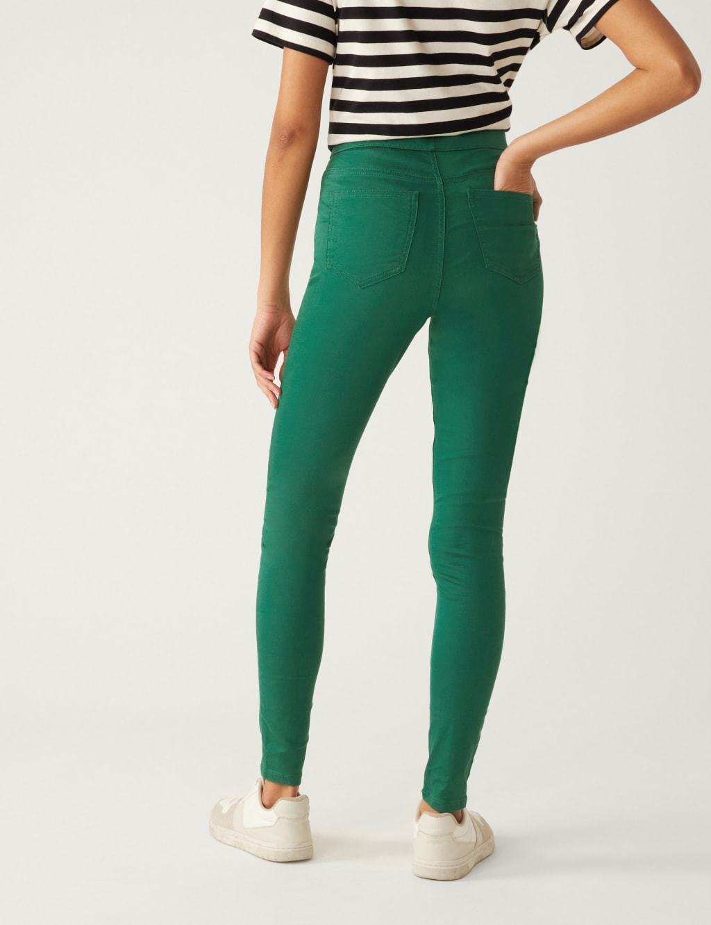 High Waisted Jeggings image 5