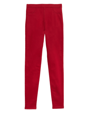 

M&S Collection Jeggings de cintura altaWomens - Scarlet, Scarlet