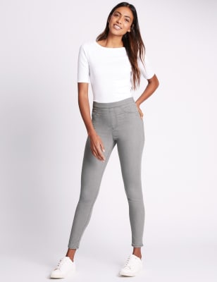 High waisted shop grey jeggings