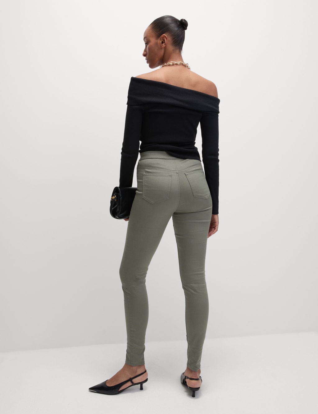 High Waisted Jeggings image 3