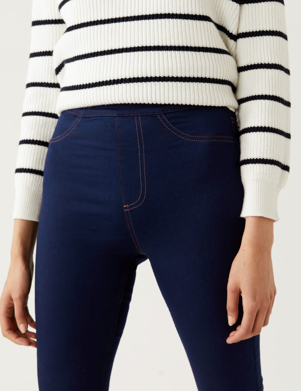 High Waisted Jeggings image 5