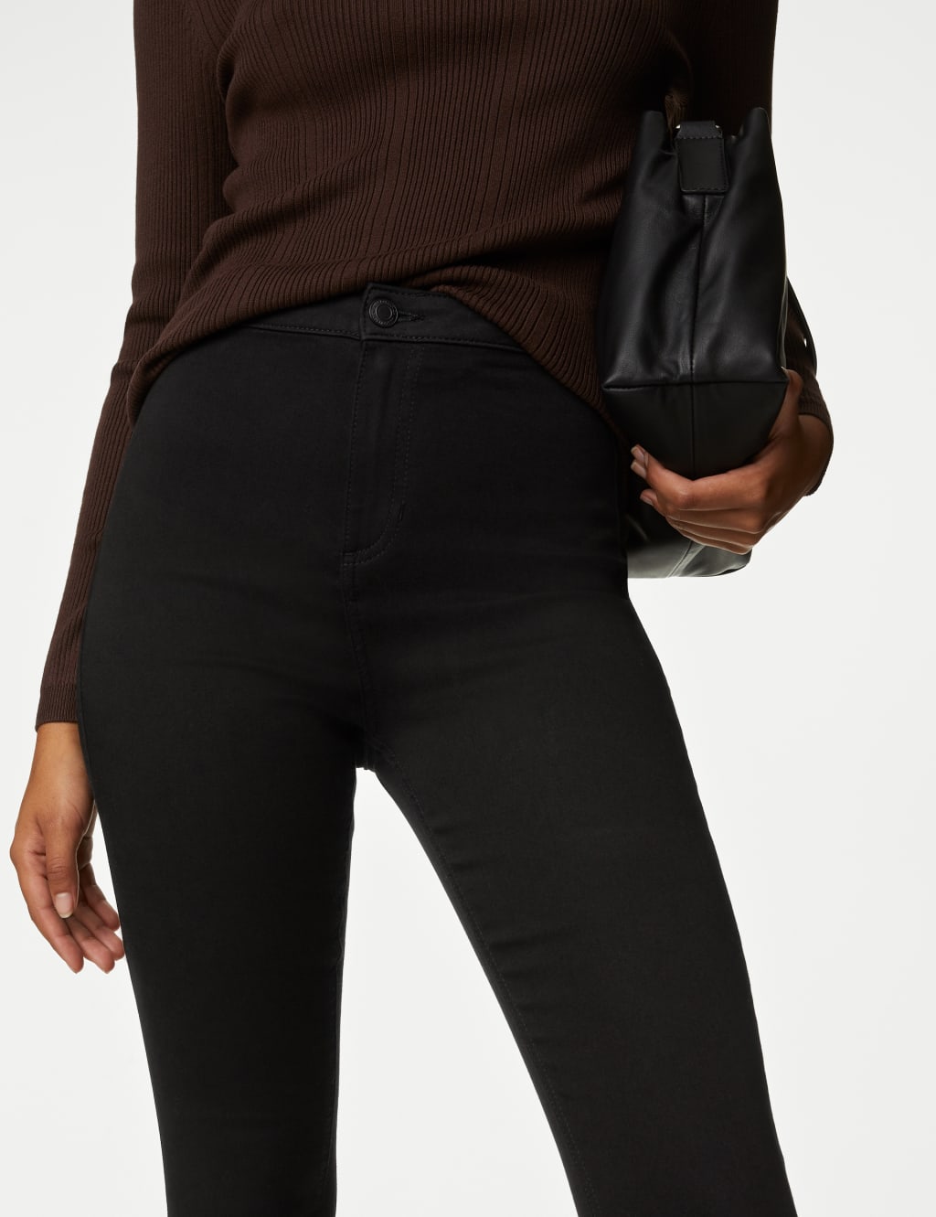 High Waisted Super Skinny Jeans image 3