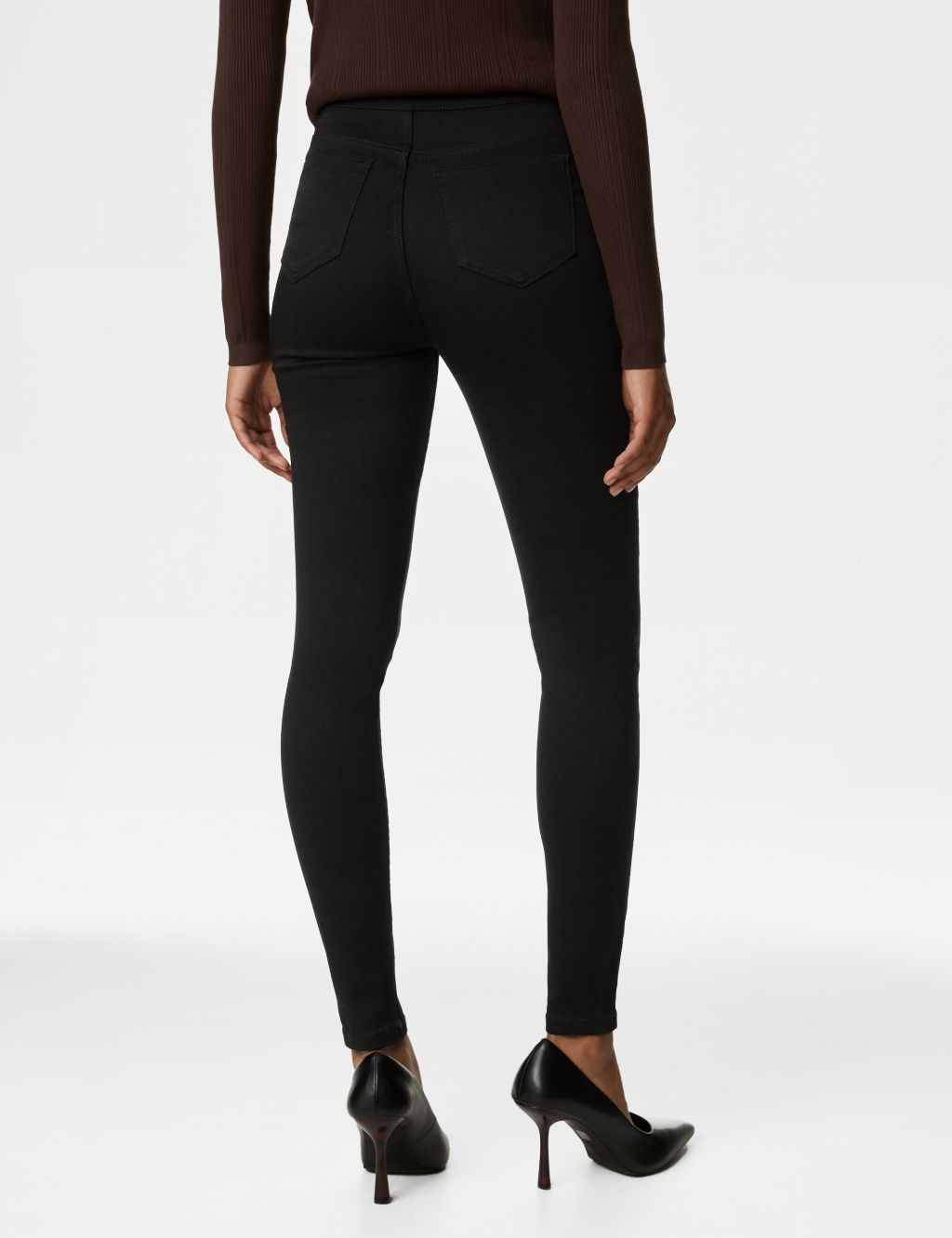 High Waisted Super Skinny Jeans image 4