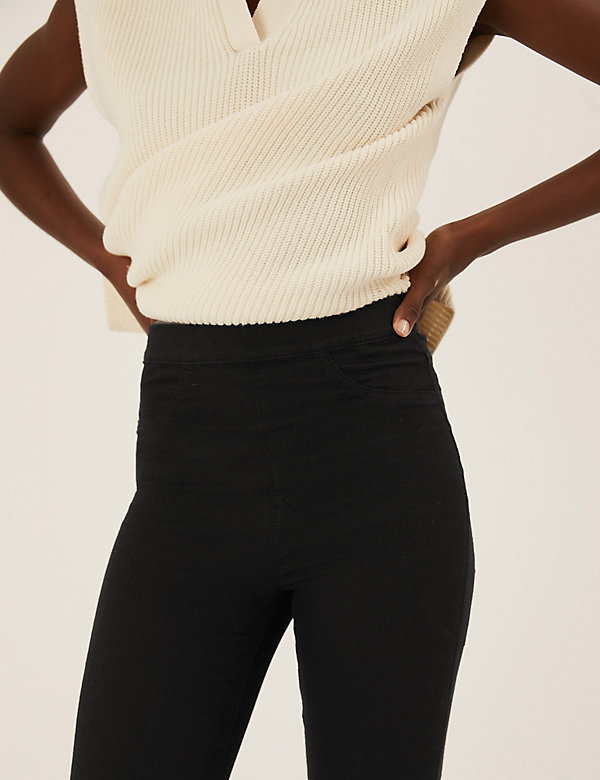 High Waisted Cropped Jeggings - MK