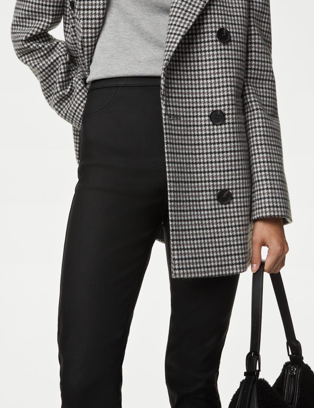 M&S Check Jeggings main image 0