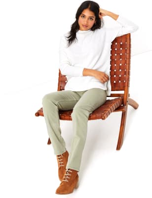 Sophia-jeans met hoge taille en rechte pasvorm