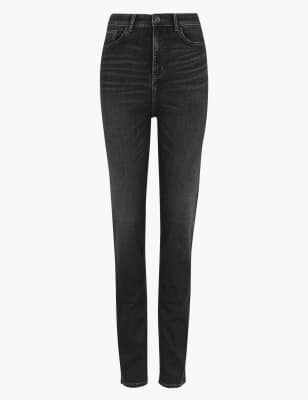 black side stripe jeans