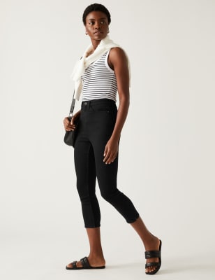 Supersoft High Waisted Skinny Cropped Jeans