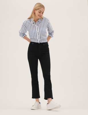 Mile high best sale crop flare jeans