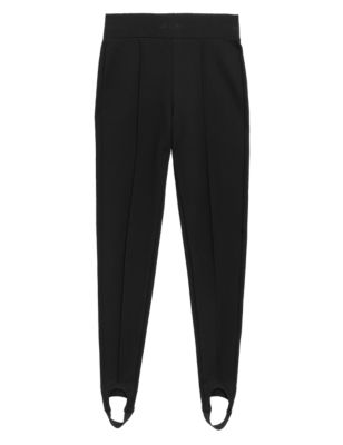 

Womens M&S Collection High Waisted Stirrup Leggings - Black, Black