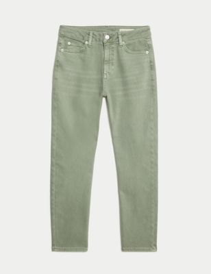 Tall Lily High Rise Cargo Jeans - Green