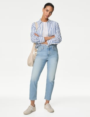 M&s ladies cropped jeans sale