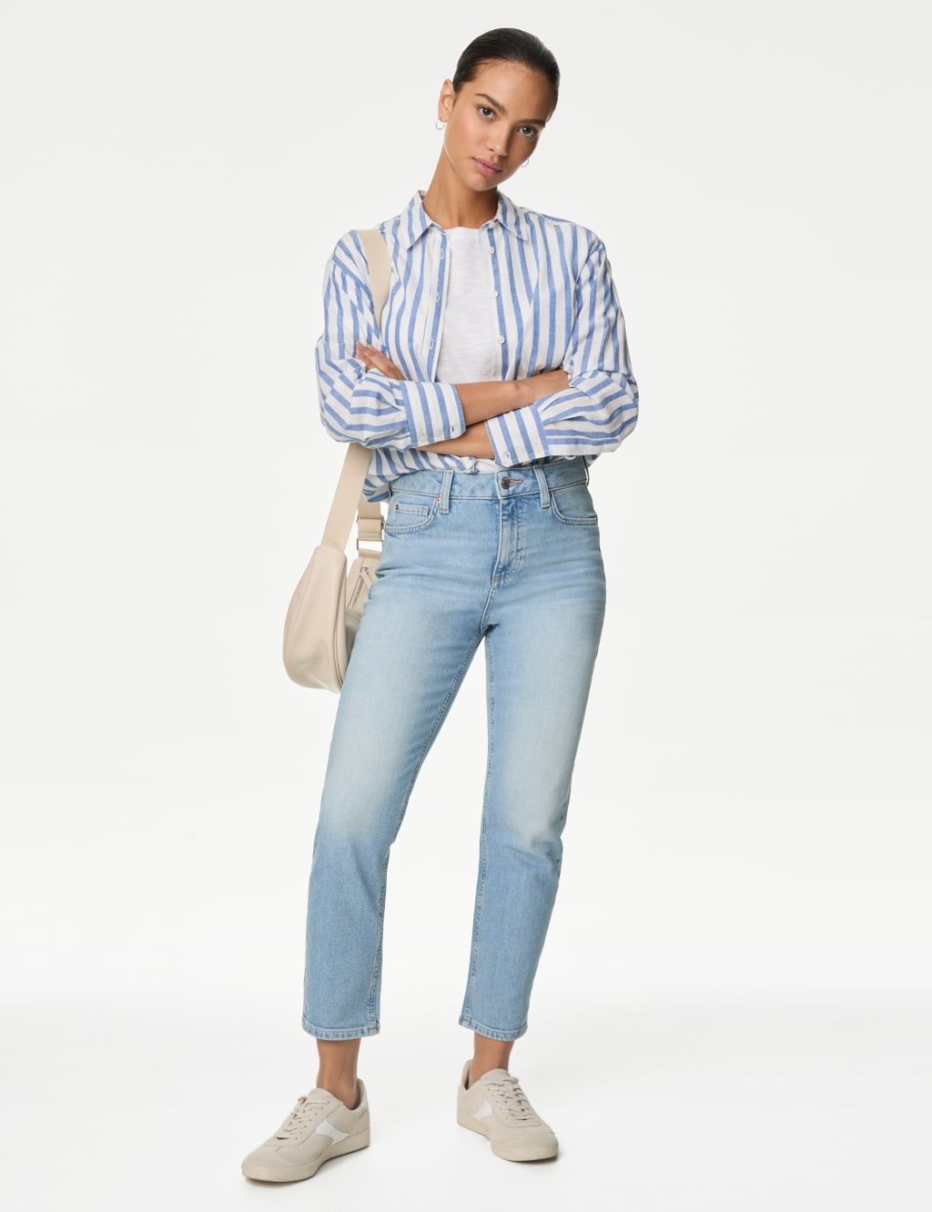 Slim cropped jeans - Women