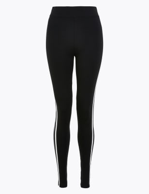 There Was One high-waisted side-stripe Leggings - Farfetch