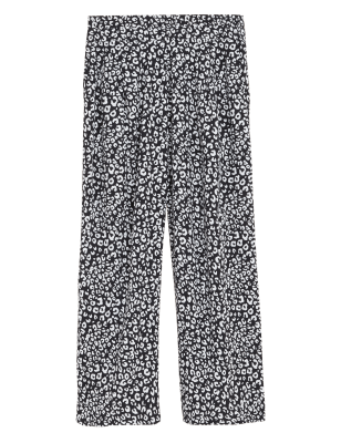 

M&S Collection Pantalón pesquero de pata ancha estampadoWomens - Black/White, Black/White