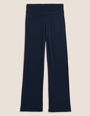 Elasticated Waist Wide Leg Trousers