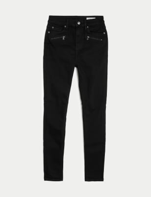 Ivy High Waisted Skinny Ankle Grazer Jeans