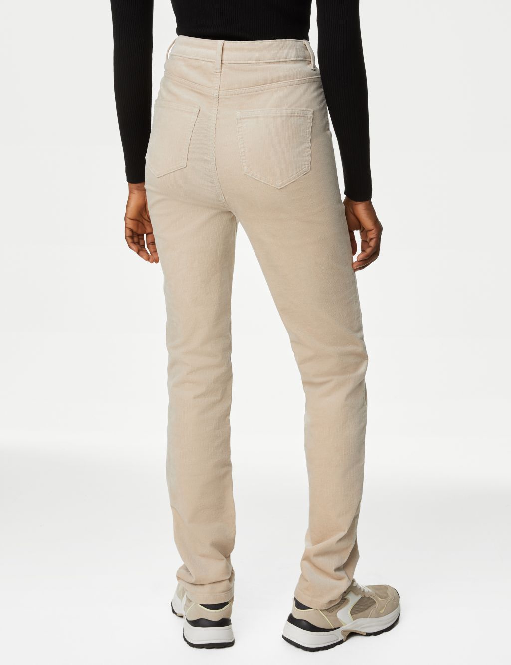 Cord Straight Leg Trousers image 5