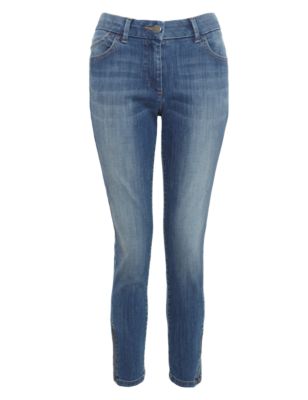Ankle Zipped Denim Jeggings | M&S Collection | M&S