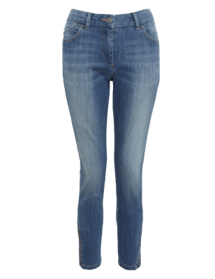 Ankle Zipped Denim Jeggings | M&S Collection | M&S