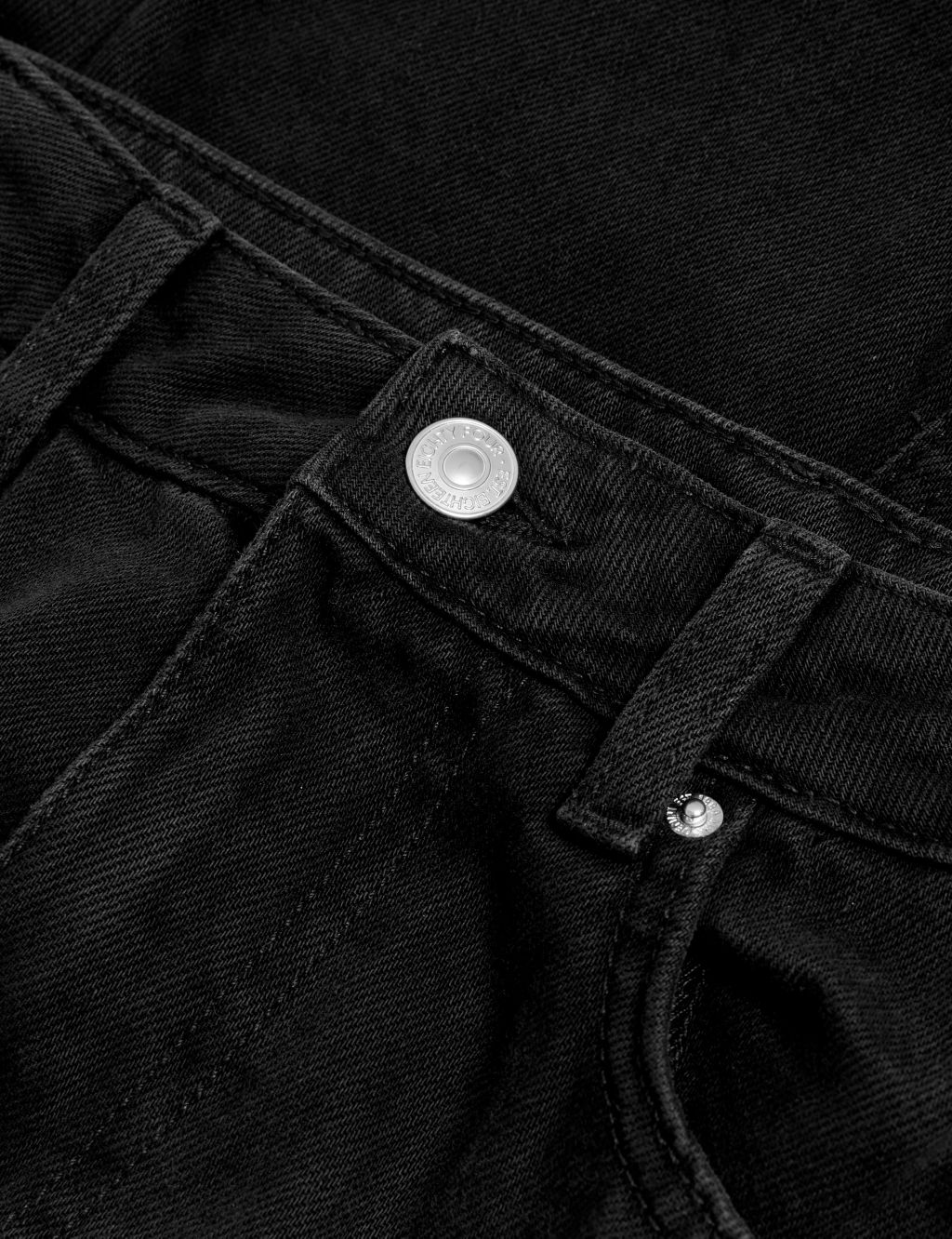 Denim Split Front Maxi Skirt image 4