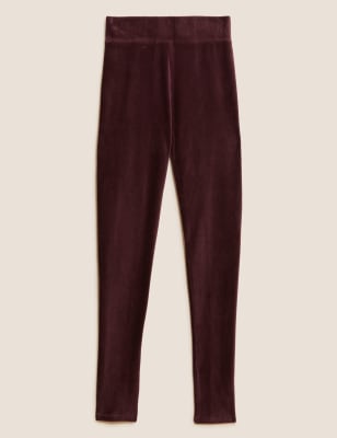 High-Waisted Velour Leggings for Women, Old Navy