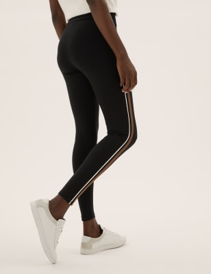 Side Stripe High Waisted Leggings