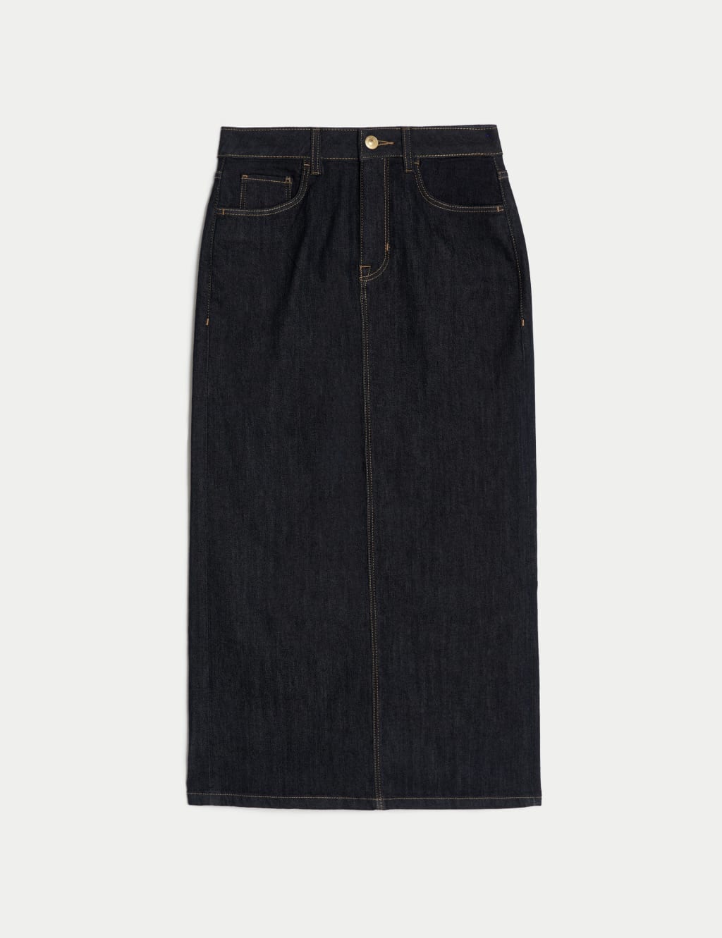Denim Midi Skirt image 2